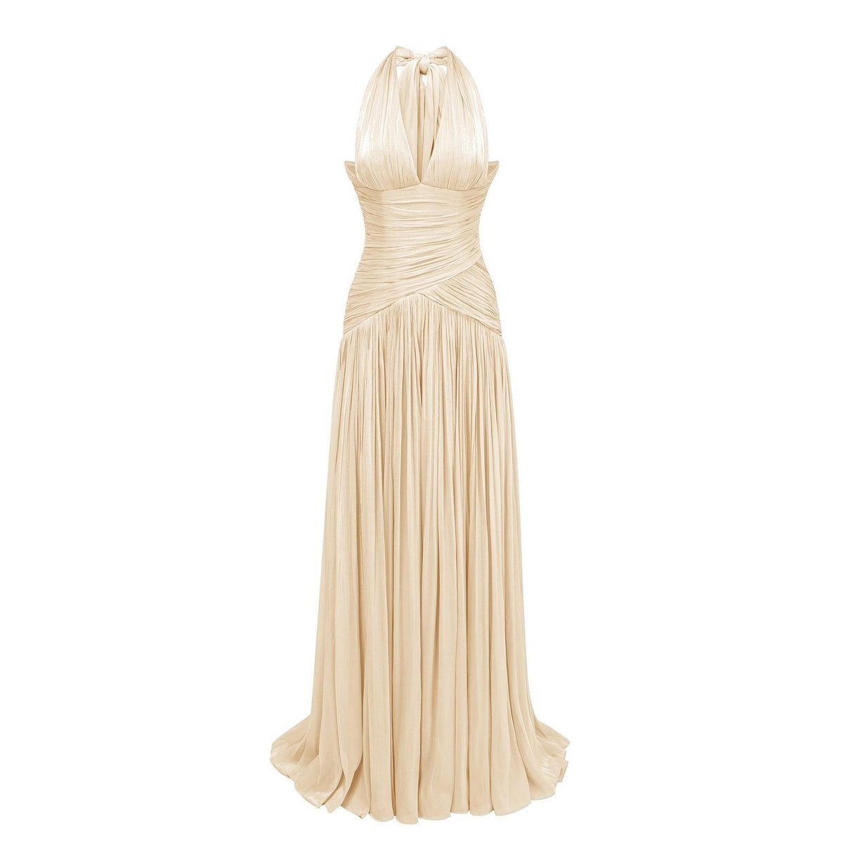 Selmori Verdelune Gathered Maxi Dress