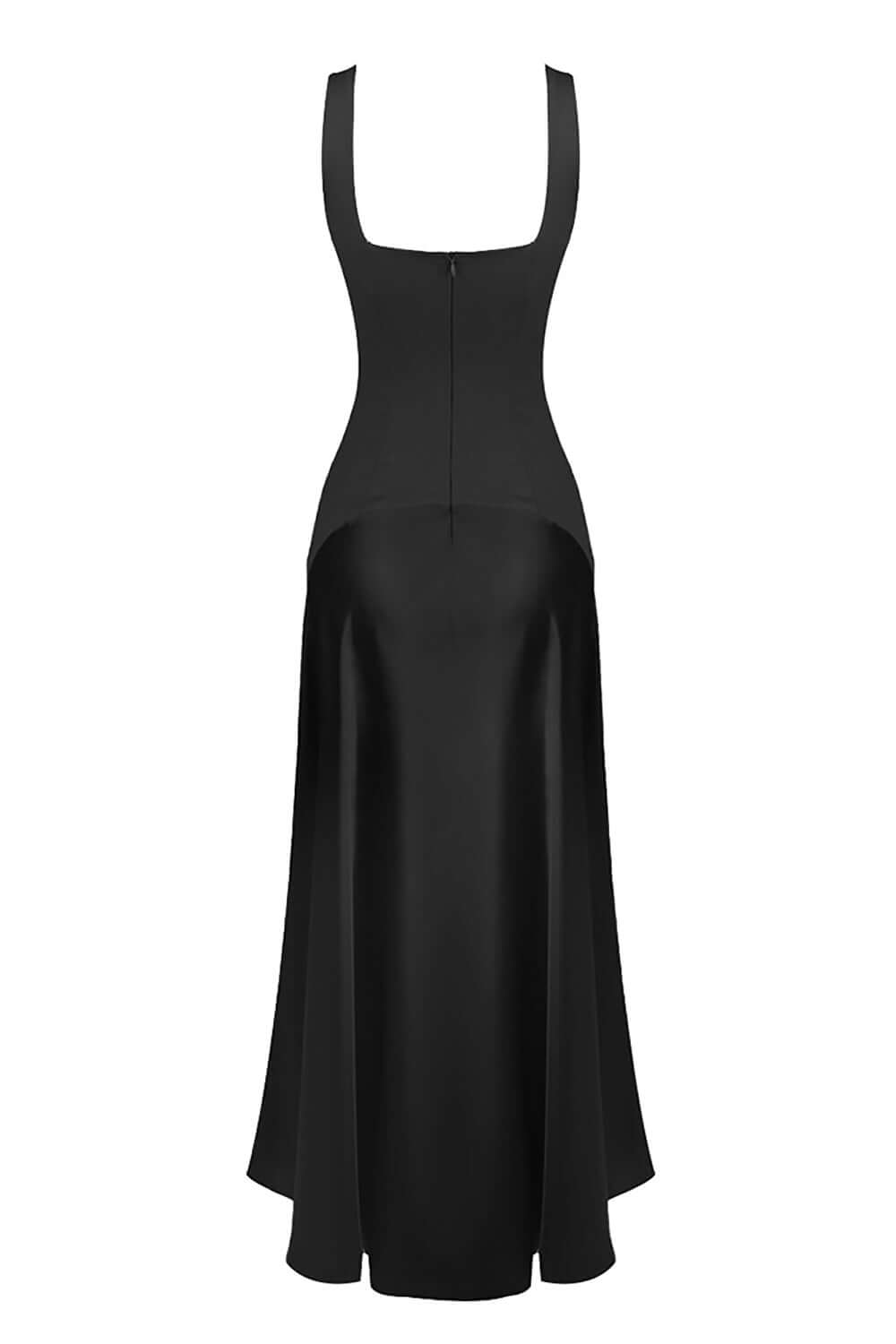 Selmori Zizanie Square Neck Sleeveless Maxi Dress