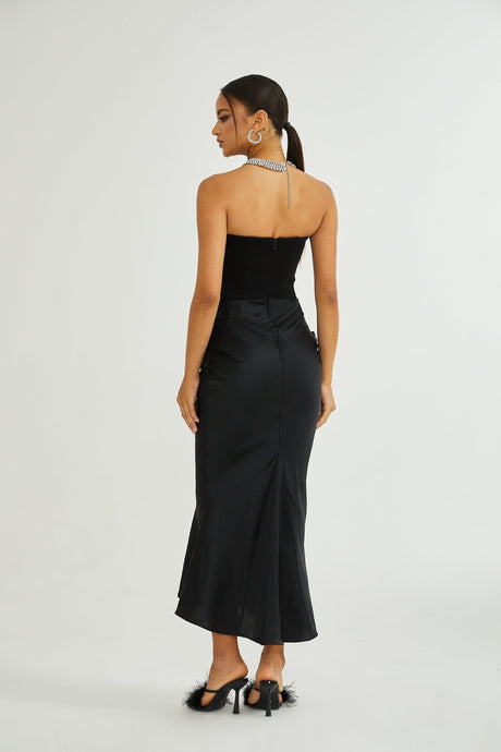 Selmori Aurore Off-Shoulder Maxi Dress