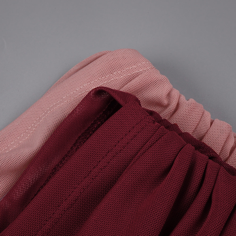 Apolline Off-Shoulder Draped Evening Maxi Dress