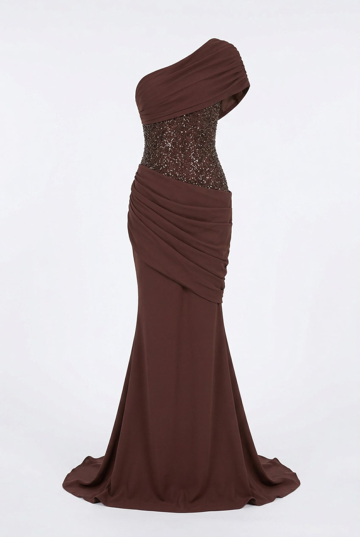 Selmori Cléa Asymmetric Off-Shoulder Maxi Dress