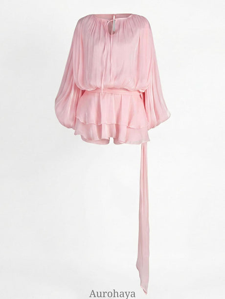 Selmori Avelisse Draped Mini Dress