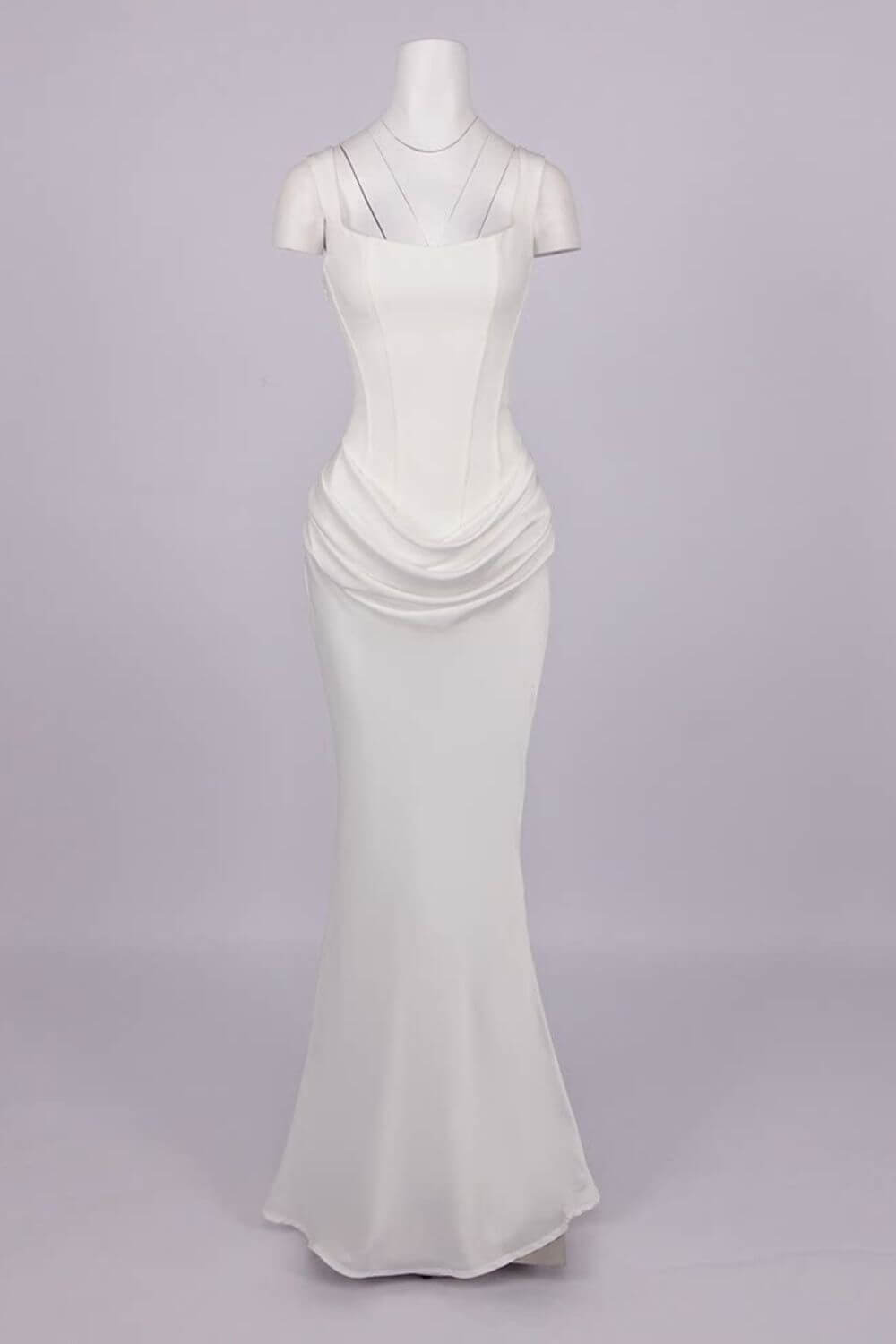 Selmori Hortense Sleeveless Square Neck Maxi Dress