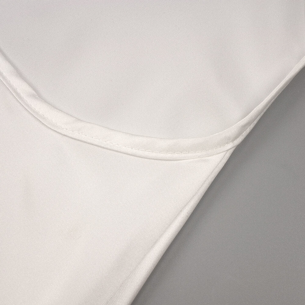 Désir Beaded Backless Maxi Dress White