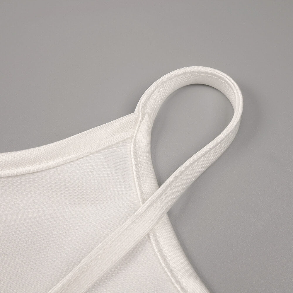 Désir Beaded Backless Maxi Dress White