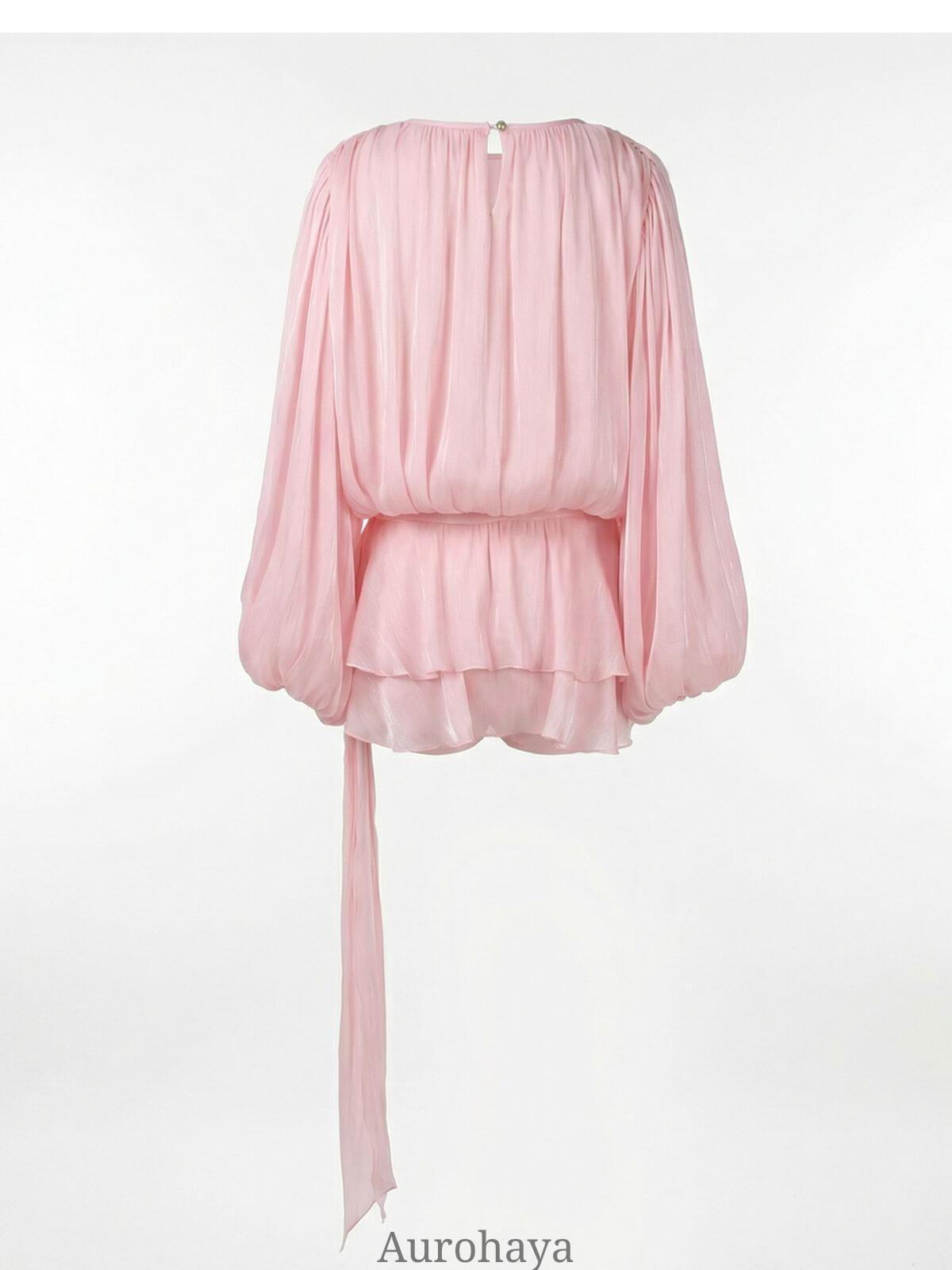 Selmori Avelisse Draped Mini Dress