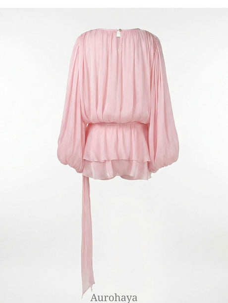 Selmori Avelisse Draped Mini Dress