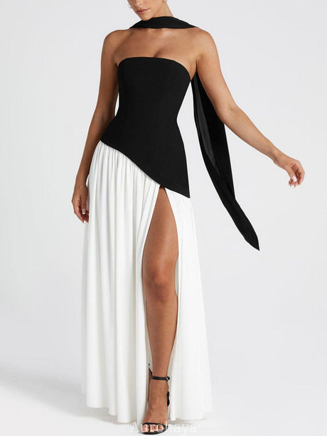 Selmori Solène Asymmetrical Maxi Gown