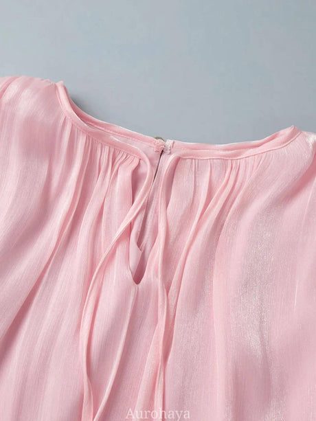 Selmori Avelisse Draped Mini Dress