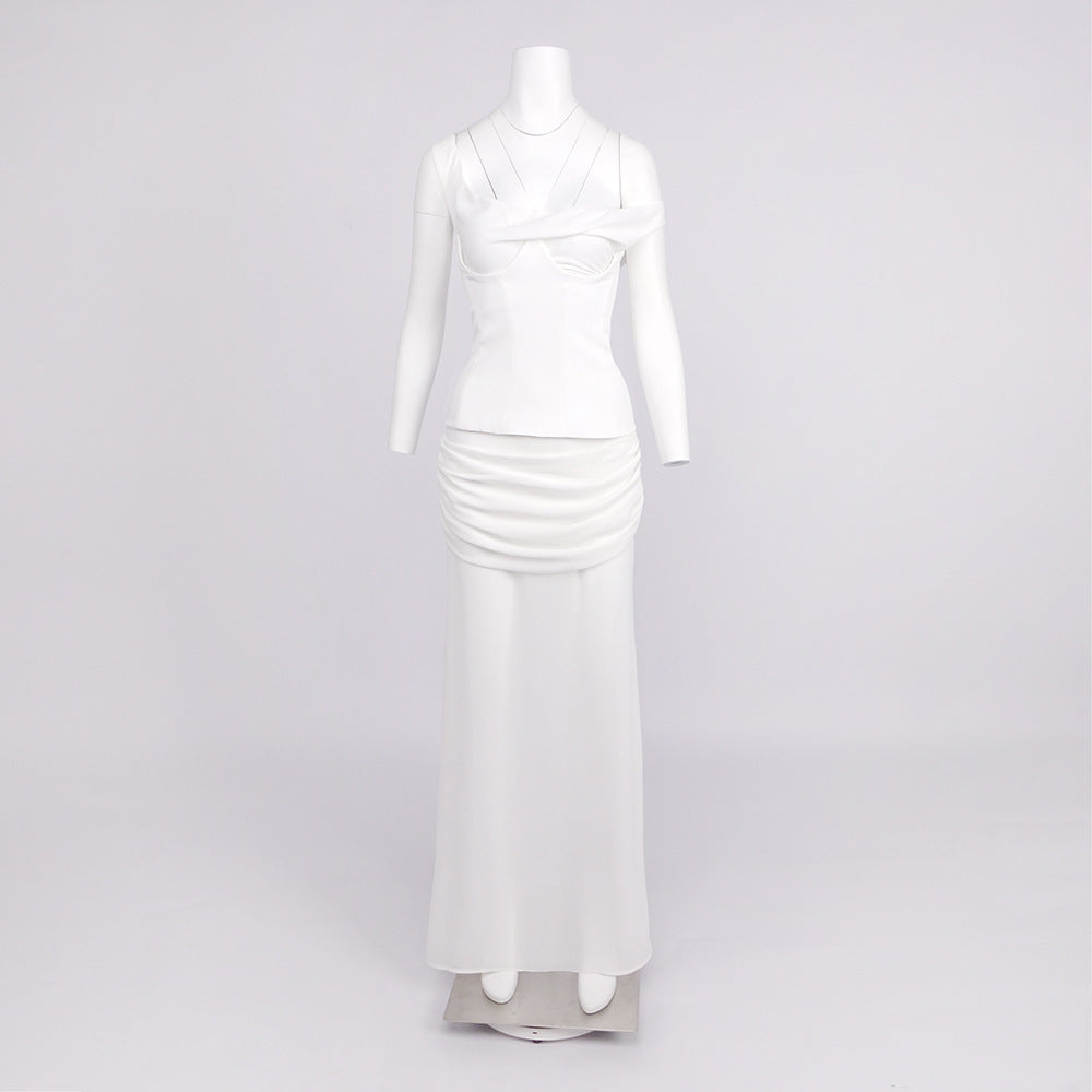 Mélanie One Shoulder Maxi Dress