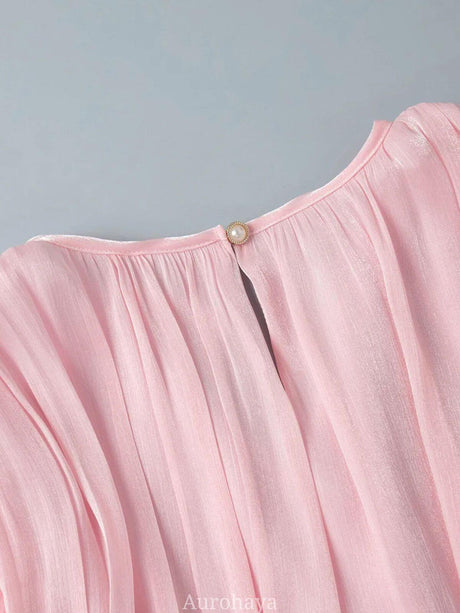 Selmori Avelisse Draped Mini Dress