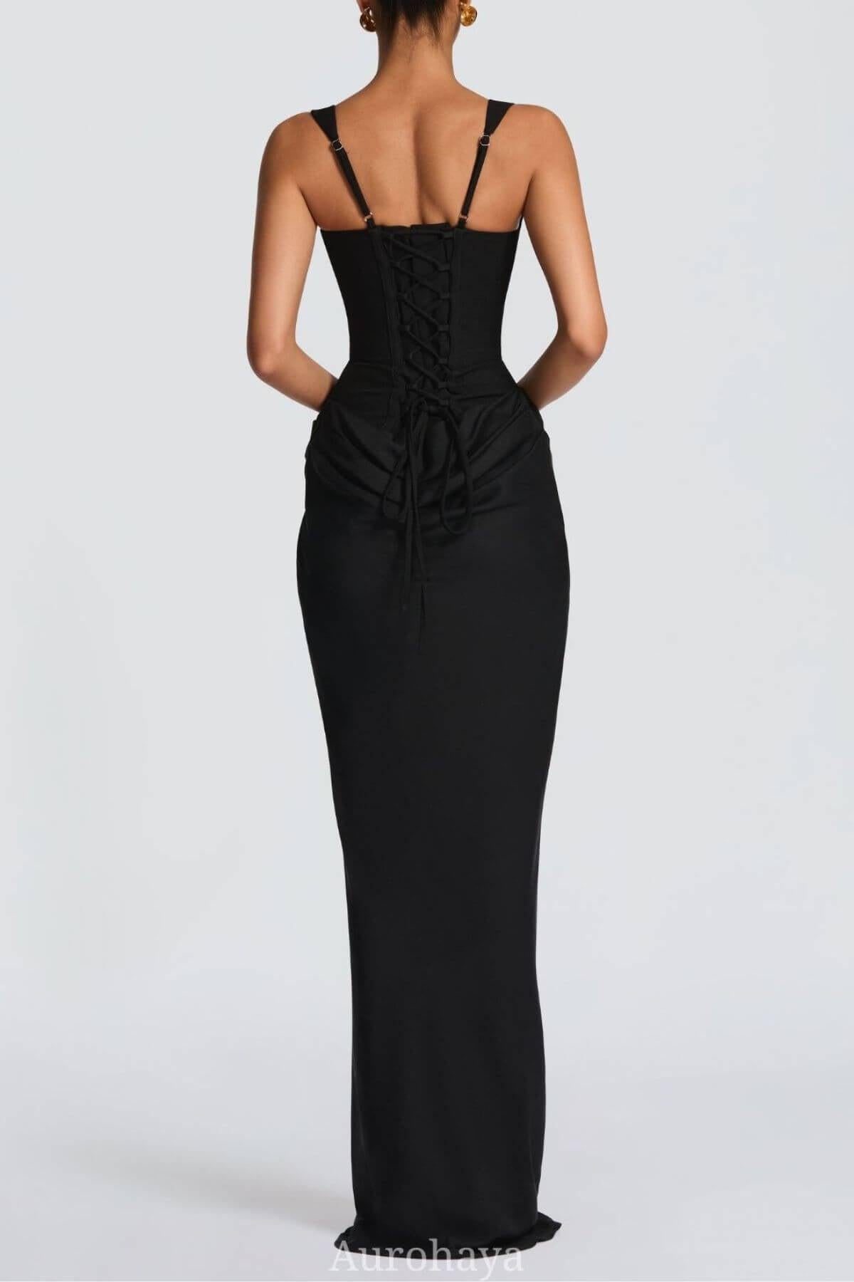 Selmori Hortense Sleeveless Square Neck Maxi Dress