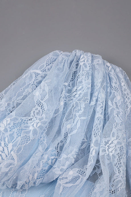 Angélique One Shoulder Draped Lace Maxi Dress - Blue_-_selmori.com_-_16