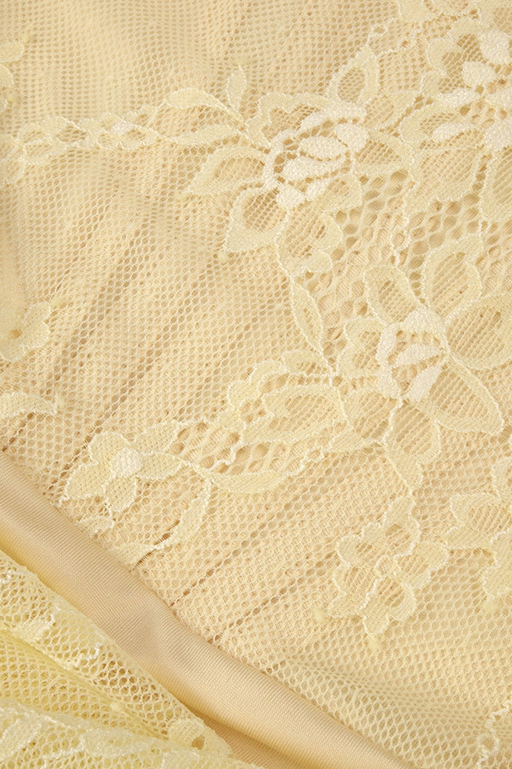 Angélique One Shoulder Draped Lace Maxi Dress - Yellow_-_selmori.com_-_19