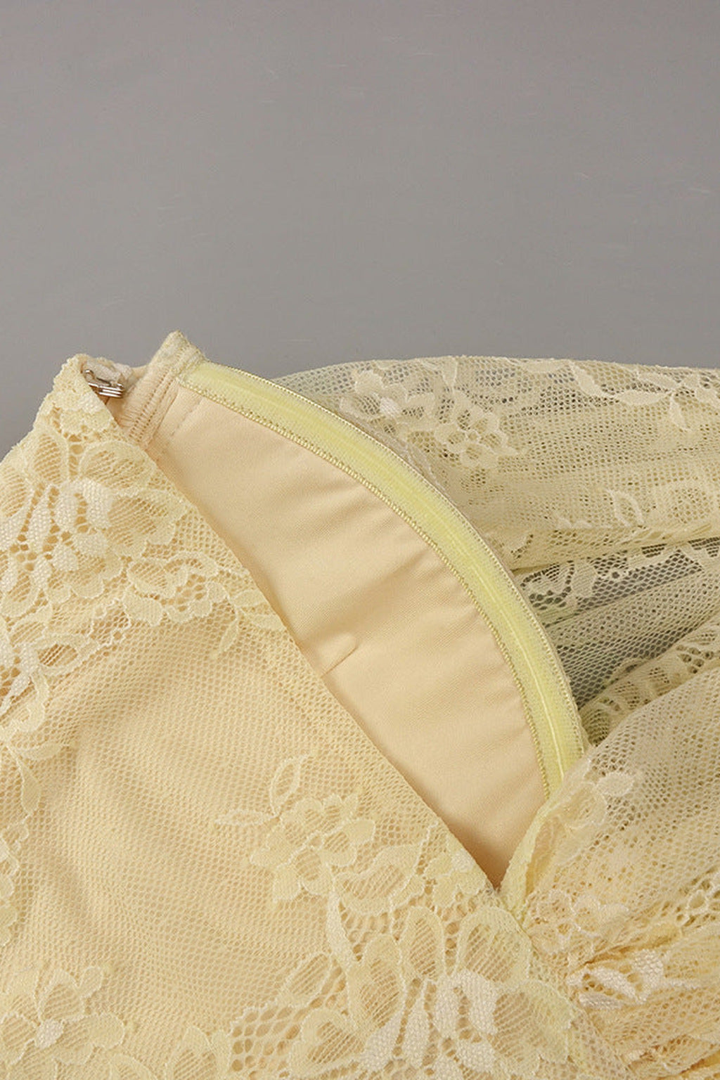 Angélique One Shoulder Draped Lace Maxi Dress - Yellow_-_selmori.com_-_23
