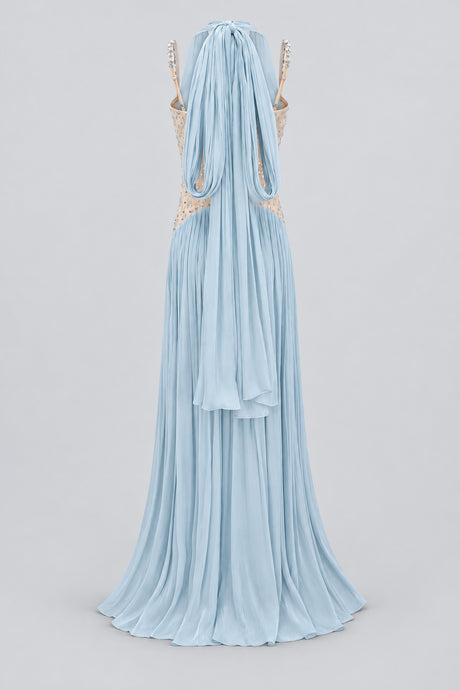 Aquarelle Rhinestone Panel Maxi Dress - Light Blue_-_selmori.com_-_04
