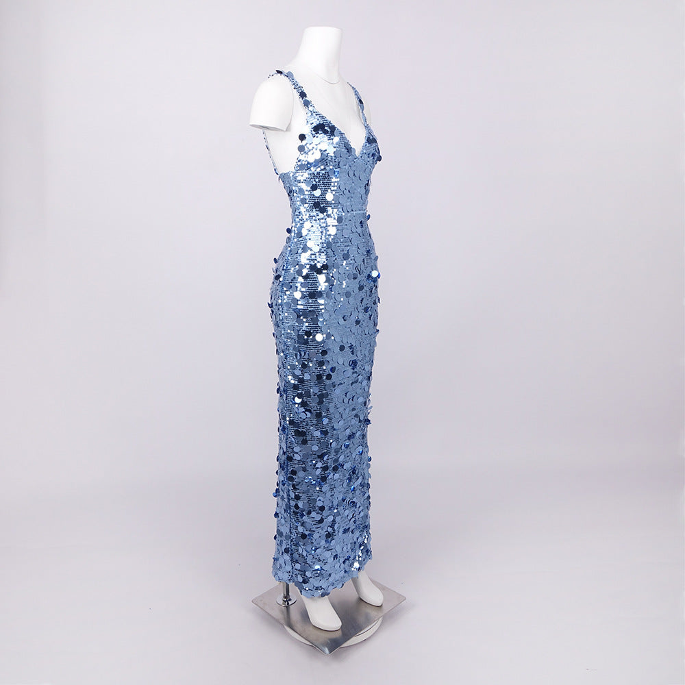 Éliane Sequin Maxi Dress