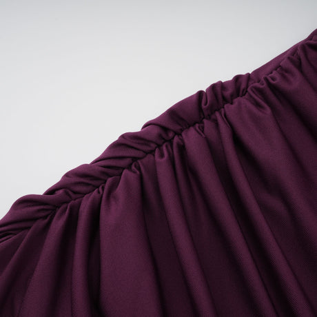 Selmori Célestine Magenta Lace Bodice Ruched Maxi Dress