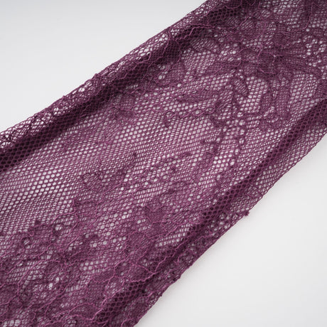 Selmori Célestine Magenta Lace Bodice Ruched Maxi Dress