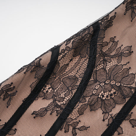 Sarah Floral Lace Corset Maxi Dress