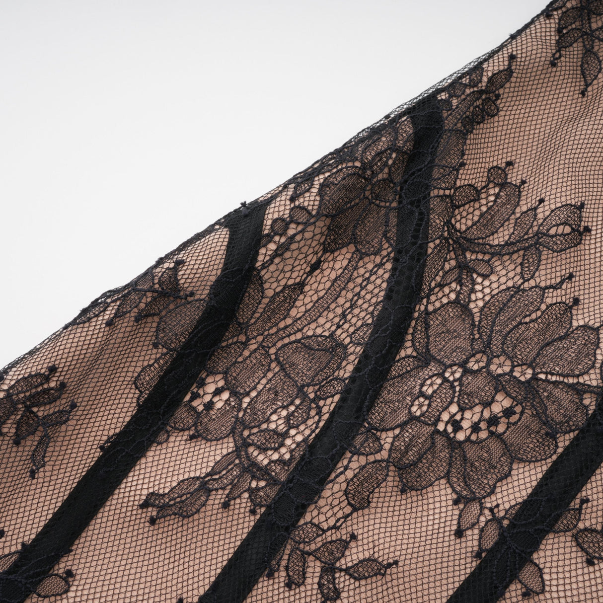 Sarah Floral Lace Corset Maxi Dress