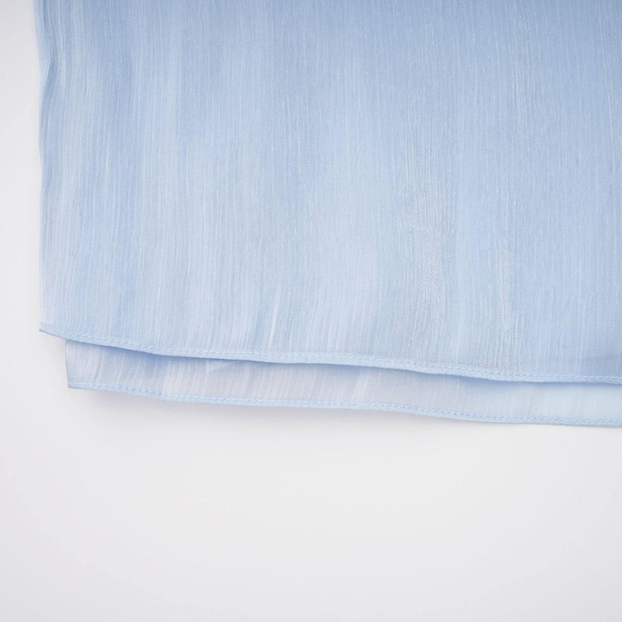 Vraie Plunging V-Neck Pleated Maxi Dress / Blue