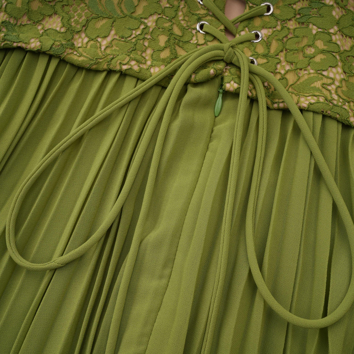 Selmori Isaline Emerald Corset Maxi Dress