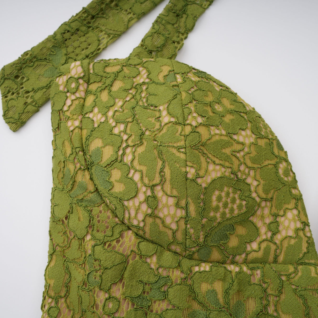 Selmori Isaline Emerald Corset Maxi Dress