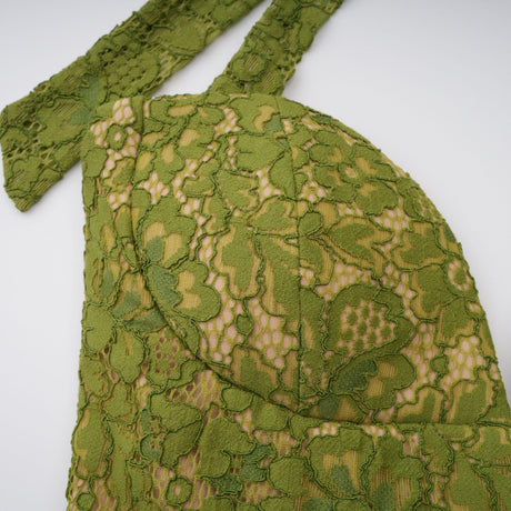 Selmori Isaline Emerald Corset Maxi Dress