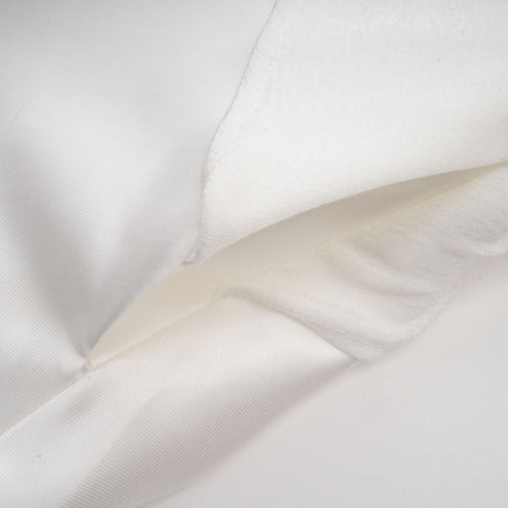 Selmori Noémie off-shoulder panelled maxi dress in White