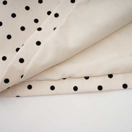 Selmori Estelle White Polka Dot Midi Dress