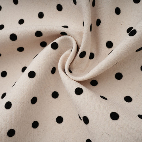 Selmori Estelle White Polka Dot Midi Dress