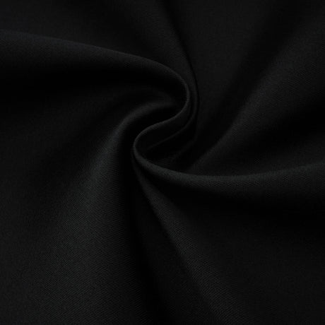 Selmori Anaïs Black Off Shoulder Polished Midi Dress