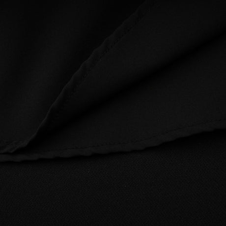 Selmori Anaïs Black Off Shoulder Polished Midi Dress