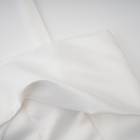 Selmori Aurélie white halterneck ruffled mini dress