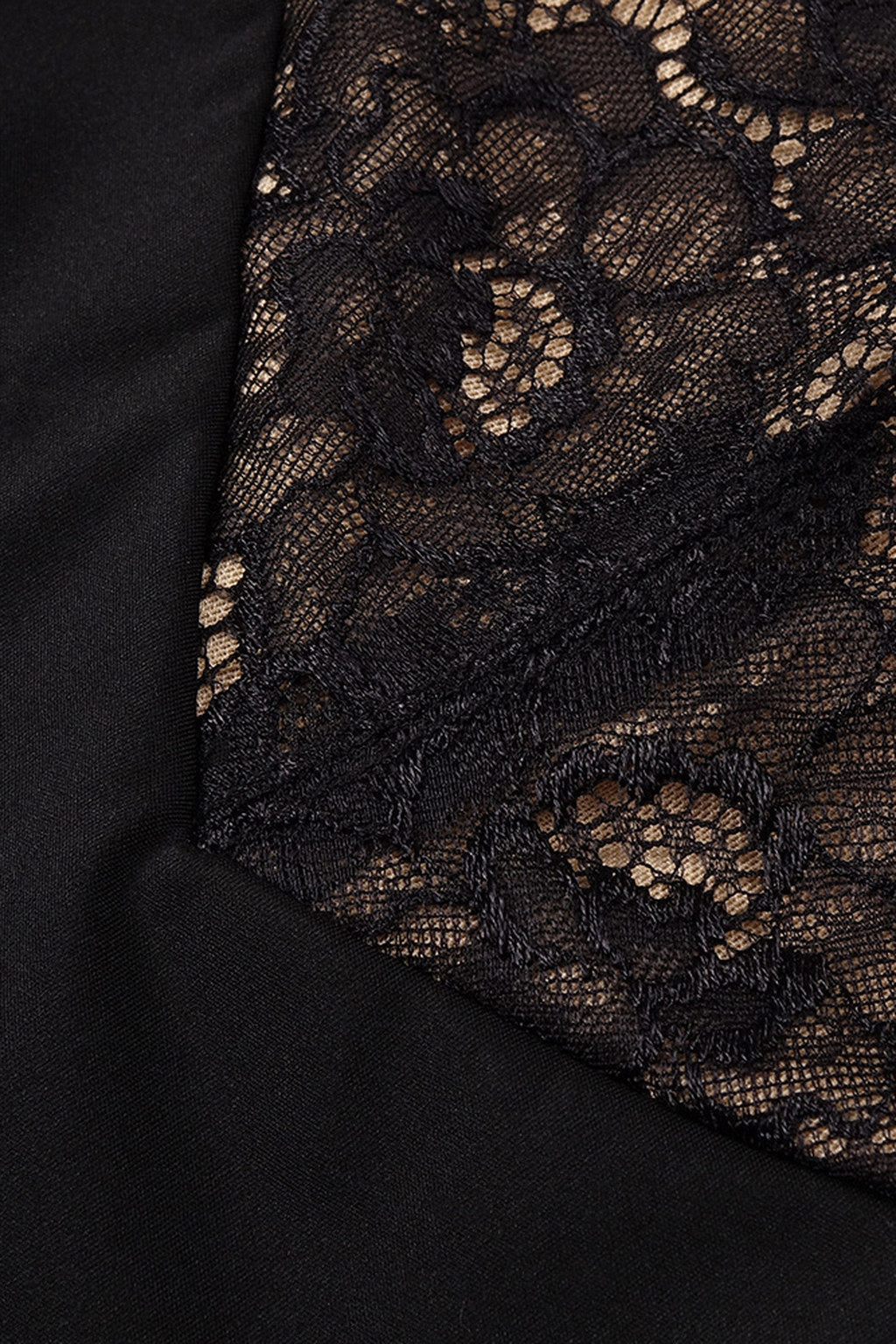 Énigme Lace Plunge Mermaid Maxi Dress - Black_-_selmori.com_-_11