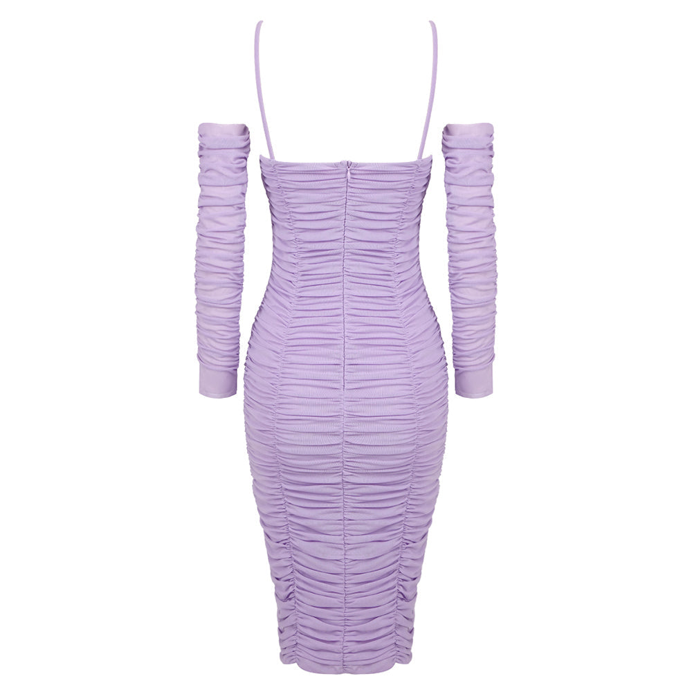 Selmori Marion Ruched Midi Dress