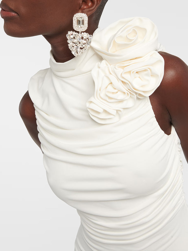 Selmori Odette Elegant Sleeveless Midi Dress