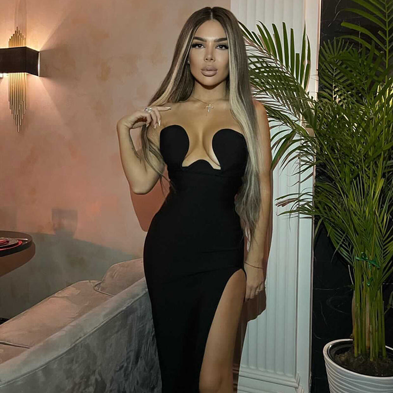 Selmori Alberta Strapless Maxi Dress