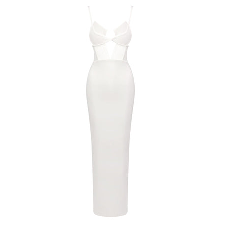 Modernité Cutout Fringe Maxi Dress