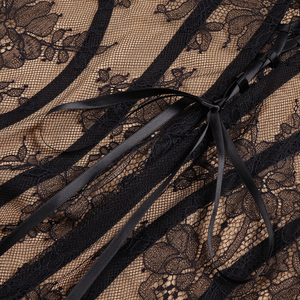 Philtre Lace Corset Mini Dress