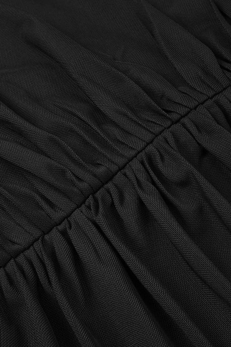 Noctuelle Off-Shoulder Ruched Maxi Dress - Black_-_selmori.com_-_13