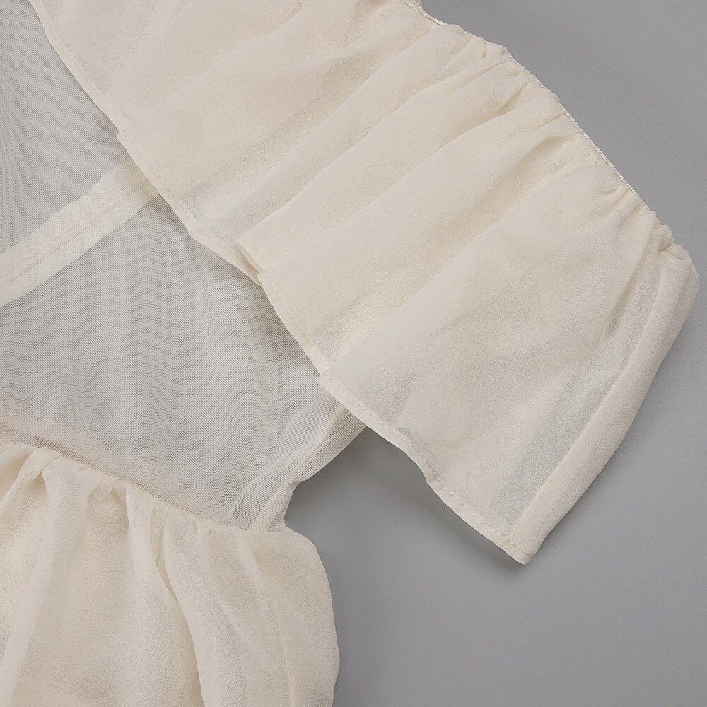 Selmori Justine Strapless Tiered Maxi Dress