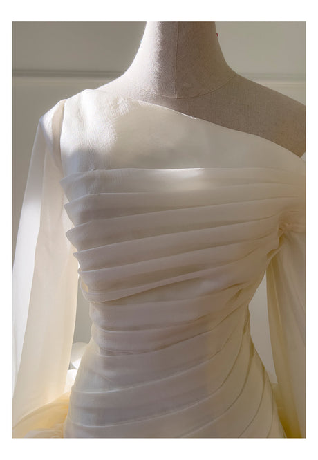 Éden One Shoulder Ruched Mini Dress
