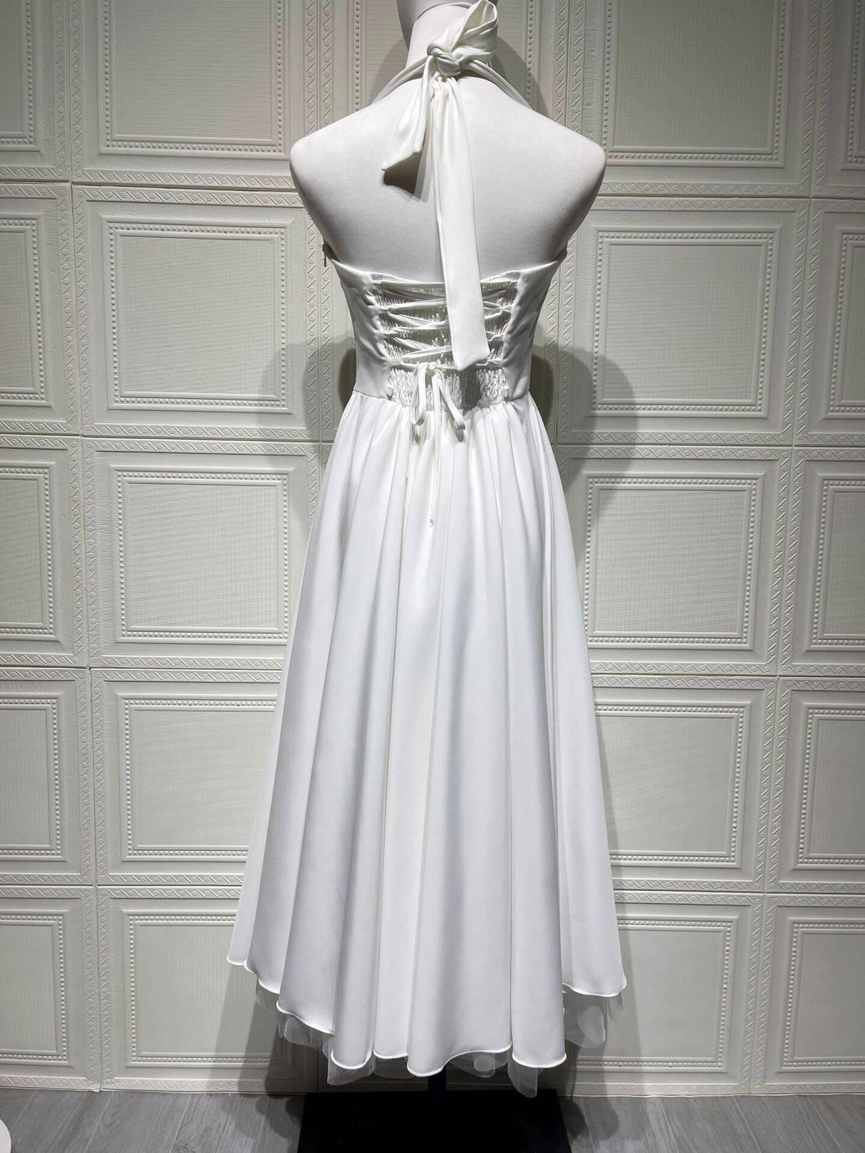 Selmori Margaux Halter Neck Midi Dress