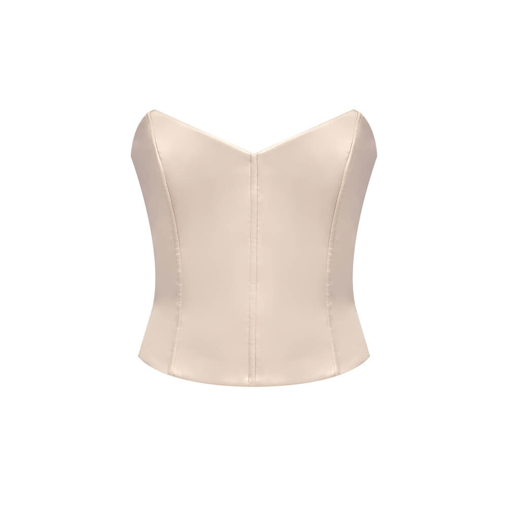 Selmori Justine Strapless Tiered Maxi Dress