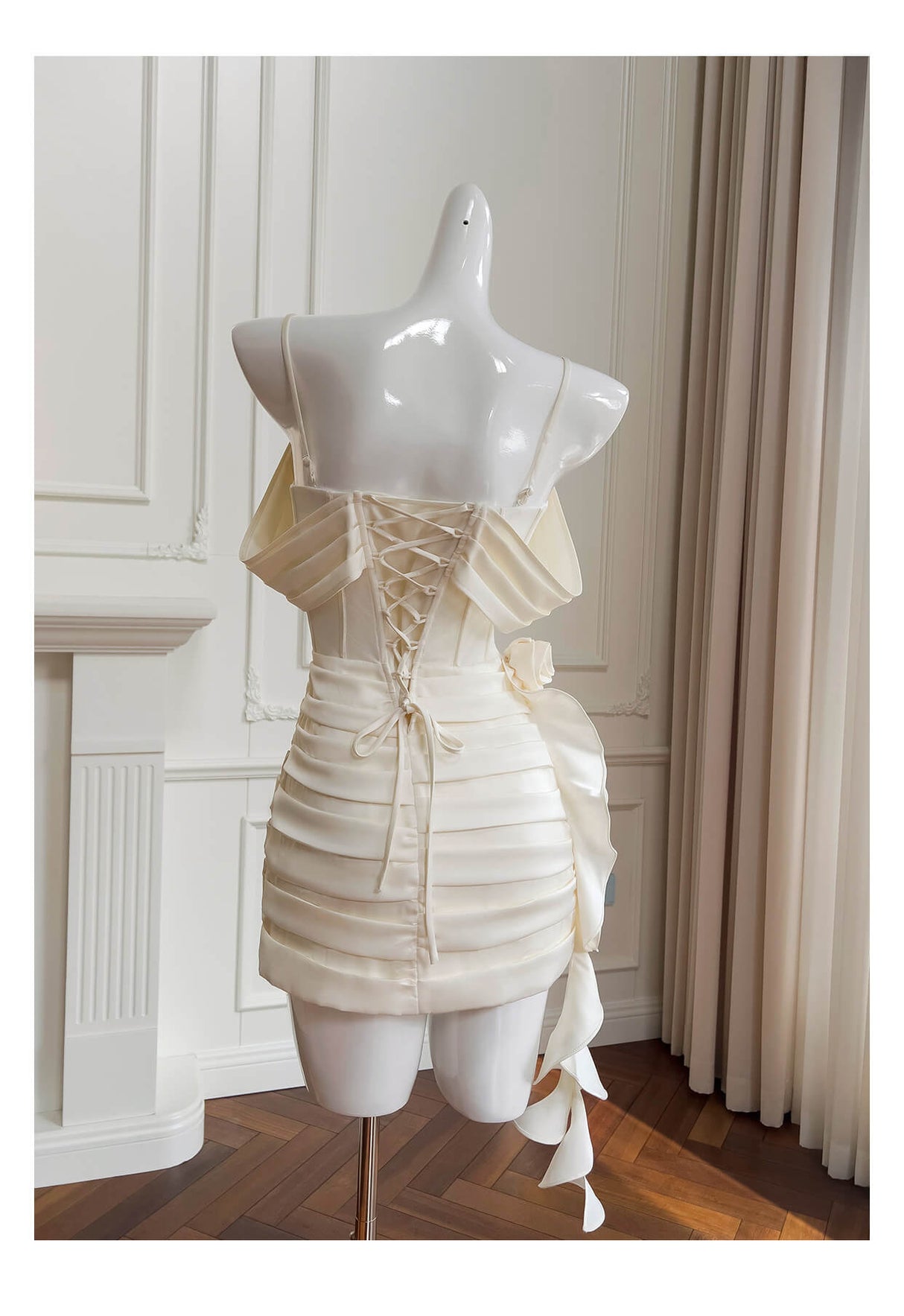 Vanille Strapless Corset Mini Dress