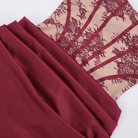 Lina Elegant Lace Corset Mini Dress