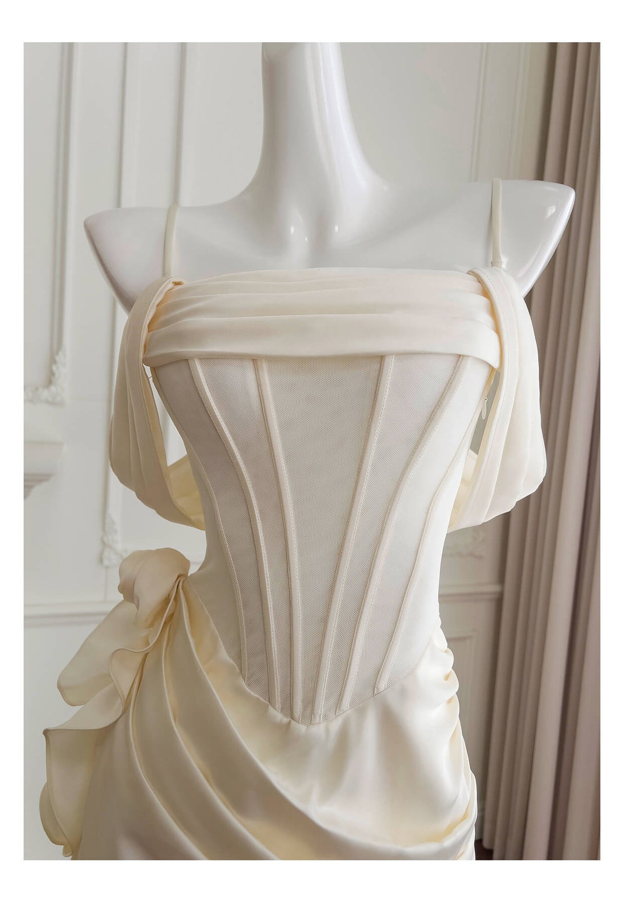 Vanille Strapless Corset Mini Dress