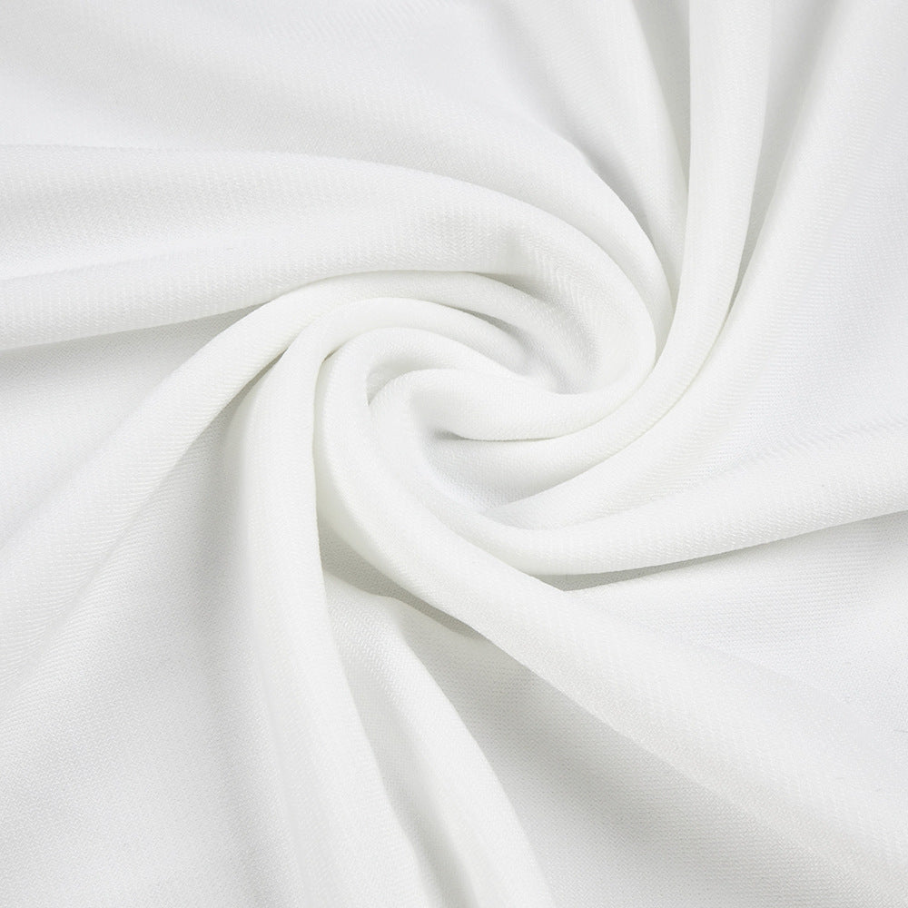 Selmori Lumière Long Sleeve Deep V Maxi Dress